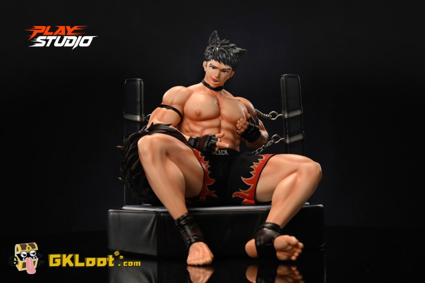 Play Studio 1/6 Orginal Fighter Black Statue - View 3 Play Studio 1/6 Orginal Fighter Black Statue - View 3