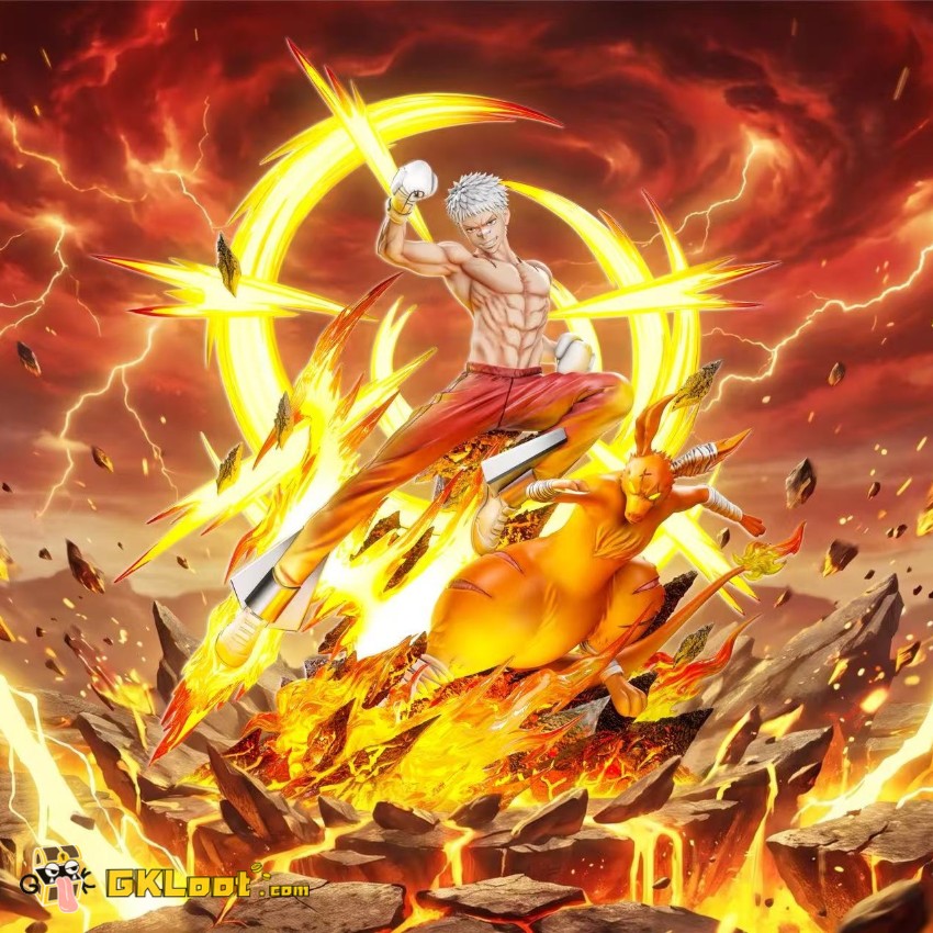 Lue Ying Studio Katekyo Hitman Reborn Ryohei Sasagawa Statue w/ LED - View 1 Lue Ying Studio Katekyo Hitman Reborn Ryohei Sasagawa Statue w/ LED - View 1