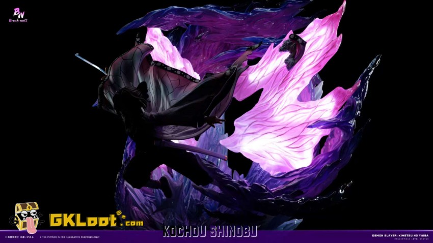 Breakwall Studio 1/6 Demon Slayer Kochou Shinobu Statue w/ LED - View 6 Breakwall Studio 1/6 Demon Slayer Kochou Shinobu Statue w/ LED - View 6