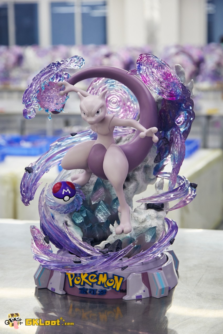 Unique Art Studio Pokémon Licensed Mewtwo Statue - View 2 Unique Art Studio Pokémon Licensed Mewtwo Statue - View 2