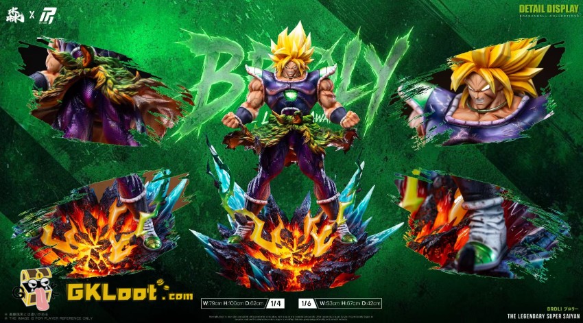 Miao & TOP1 Studio Dragon Ball Broly Statue - View 6 Miao & TOP1 Studio Dragon Ball Broly Statue - View 6