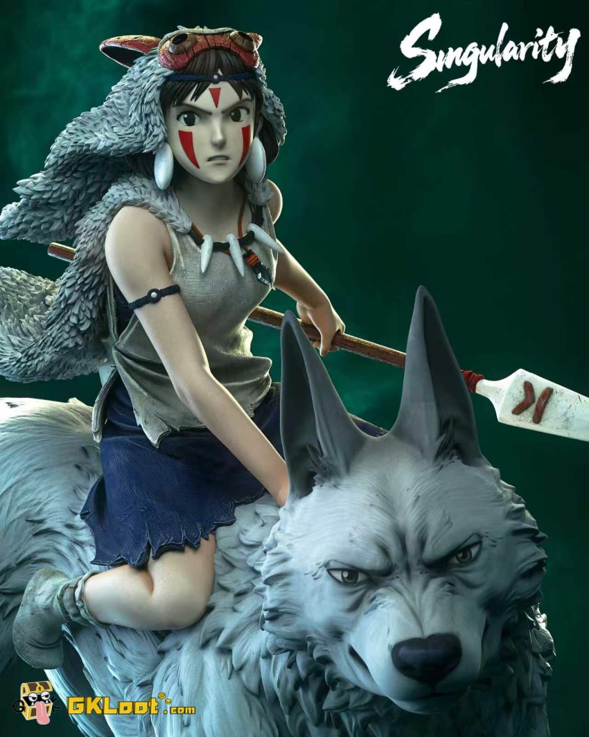Singularity Studio 1/6 Princess Mononoke San Statue - View 5 Singularity Studio 1/6 Princess Mononoke San Statue - View 5