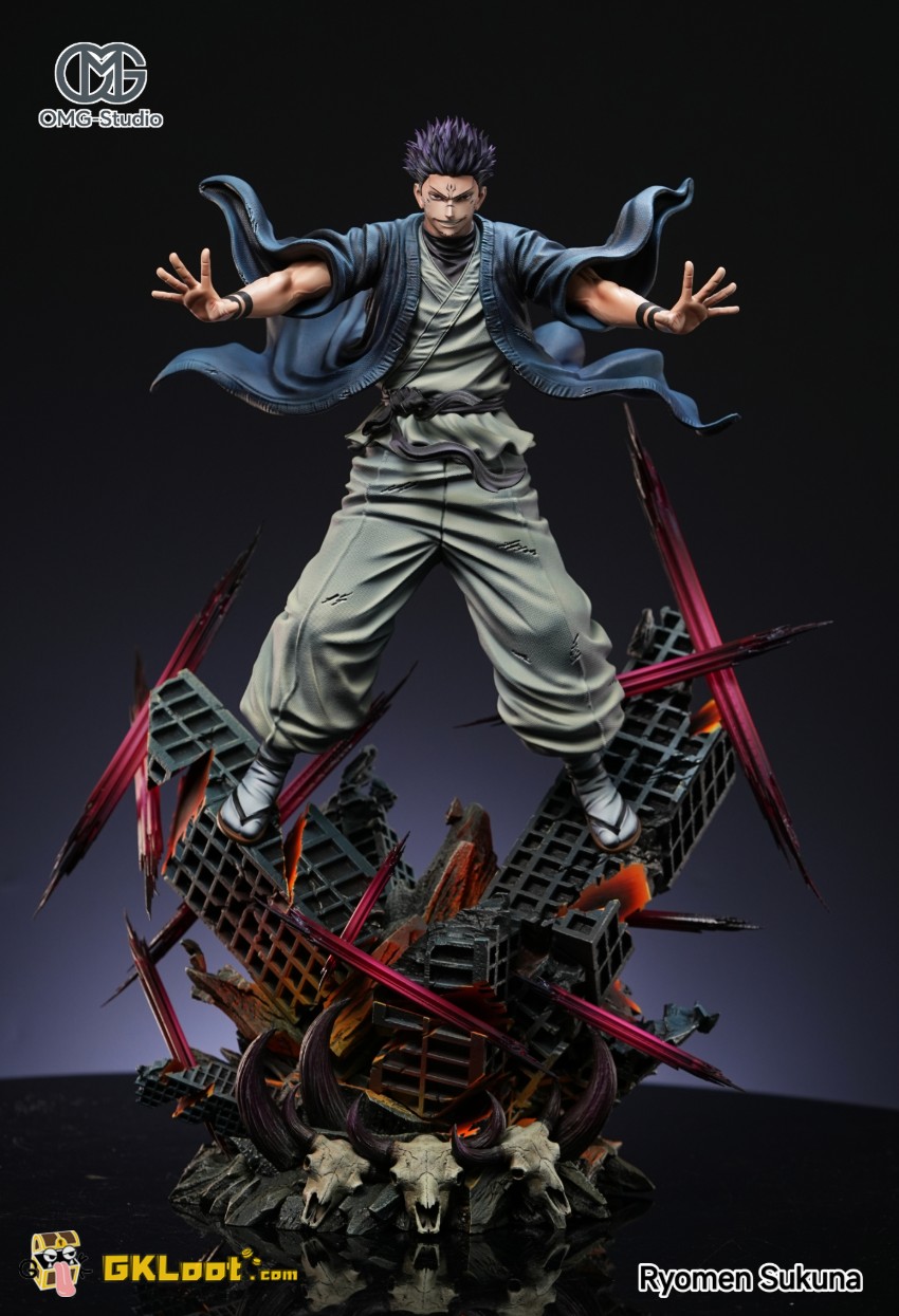 OMG Studio 1/6 Jujutsu Kaisen Ryomen Sukuna Statue - View 17 OMG Studio 1/6 Jujutsu Kaisen Ryomen Sukuna Statue - View 17