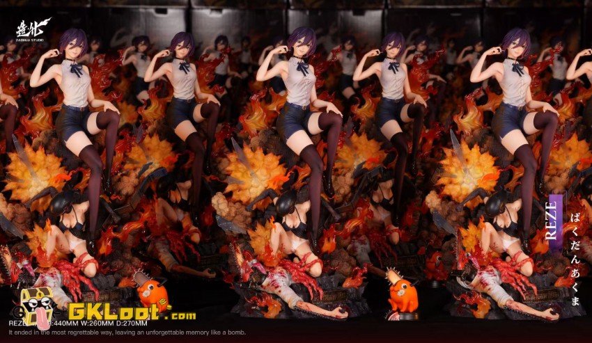 ZaoHua Studio 1/5 Chainsaw Man Reze Statue - View 1 ZaoHua Studio 1/5 Chainsaw Man Reze Statue - View 1