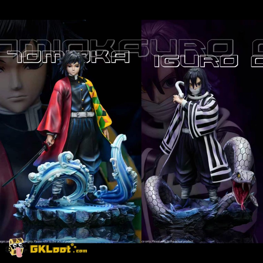 Aether Art Studio 1/6 Demon Slayer Giyu Tomioka & Iguro Obanai Statue - View 1 Aether Art Studio 1/6 Demon Slayer Giyu Tomioka & Iguro Obanai Statue - View 1