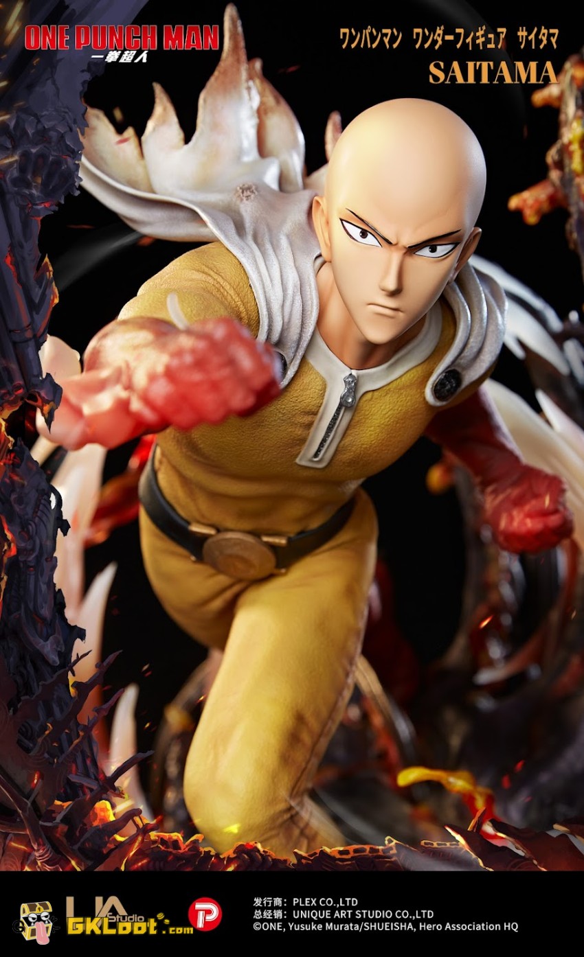 Unique Art Studio 1/6 One Punch Man Licensed Saitama Statue - View 7 Unique Art Studio 1/6 One Punch Man Licensed Saitama Statue - View 7