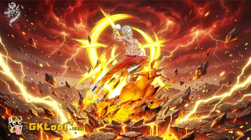 Lue Ying Studio Katekyo Hitman Reborn Ryohei Sasagawa Statue w/ LED - View 10 Lue Ying Studio Katekyo Hitman Reborn Ryohei Sasagawa Statue w/ LED - View 10