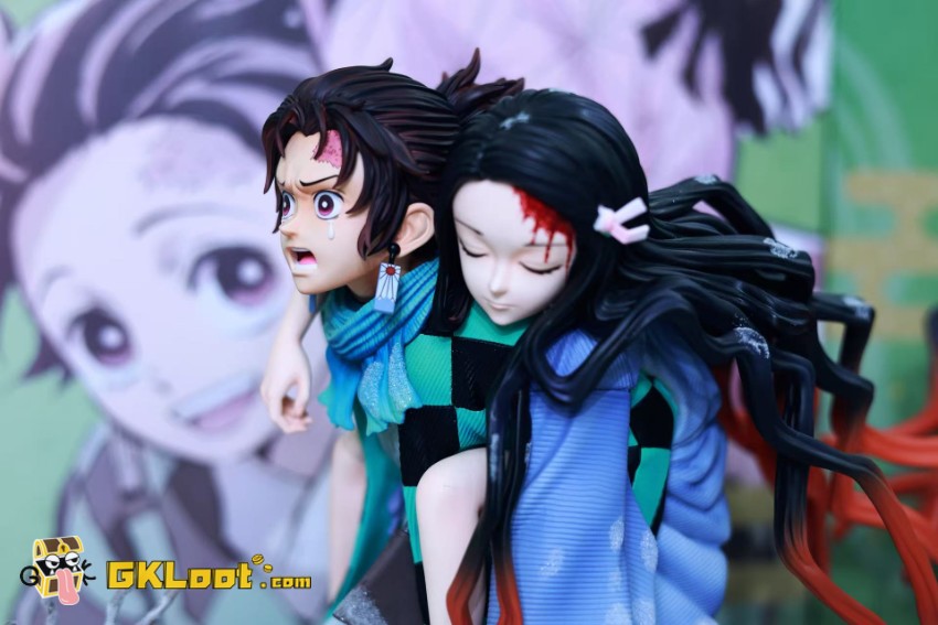 Saoirse Studio 1/6 Demon Slayer Kamado Tanjirou & Kamado Nezuko Statue - View 4 Saoirse Studio 1/6 Demon Slayer Kamado Tanjirou & Kamado Nezuko Statue - View 4
