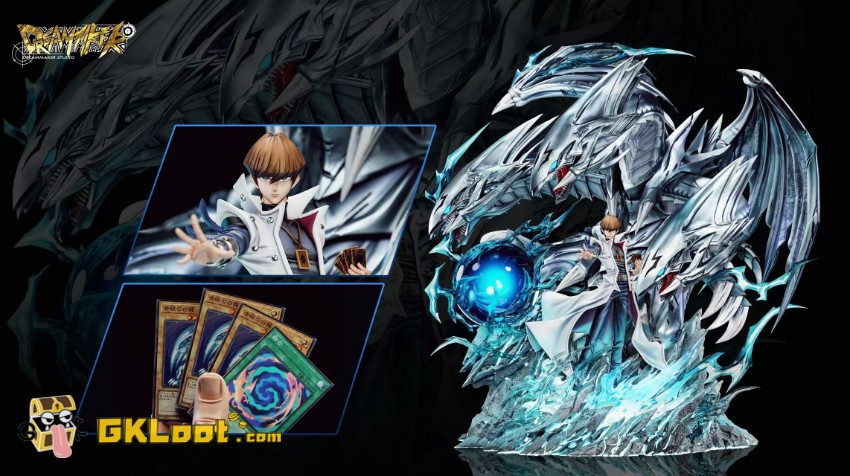 Dreammaker Studio Yu-Gi-Oh! Seto Kaiba & Blue-Eyes Ultimate Dragon Statue w/ LED - View 3 Dreammaker Studio Yu-Gi-Oh! Seto Kaiba & Blue-Eyes Ultimate Dragon Statue w/ LED - View 3