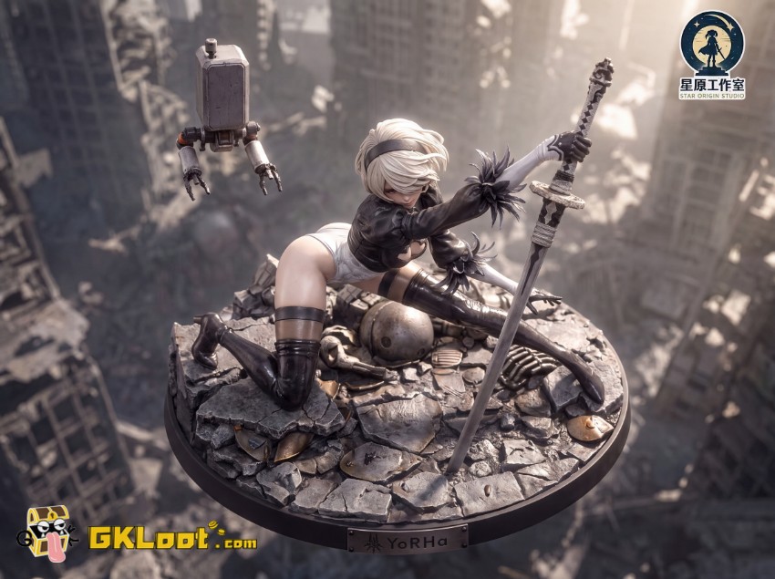 Star Origin Studio NieR:Automata YoRHa No. 2 Type B Statue - View 9 Star Origin Studio NieR:Automata YoRHa No. 2 Type B Statue - View 9