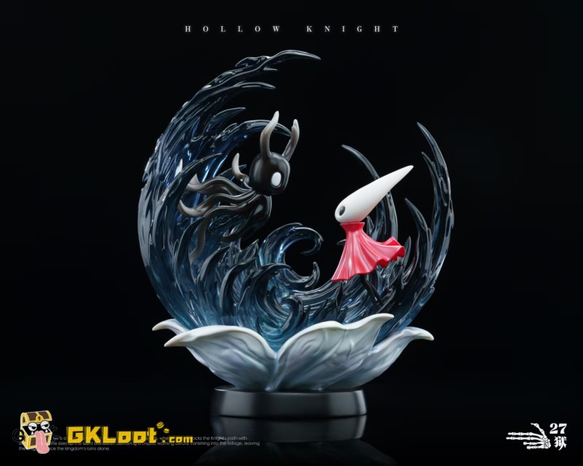 27 Abyss Studio Hollow Knight The Knight & Hornet Statue w/ LED - View 2 27 Abyss Studio Hollow Knight The Knight & Hornet Statue w/ LED - View 2