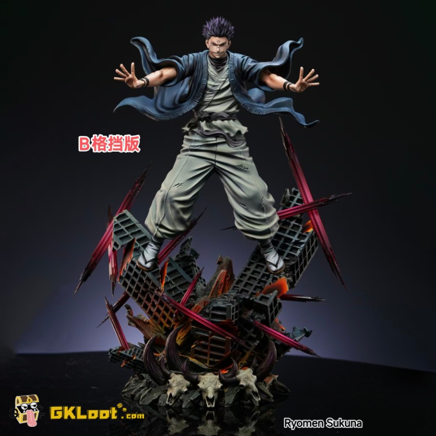 OMG Studio 1/6 Jujutsu Kaisen Ryomen Sukuna Statue - View 1 OMG Studio 1/6 Jujutsu Kaisen Ryomen Sukuna Statue - View 1