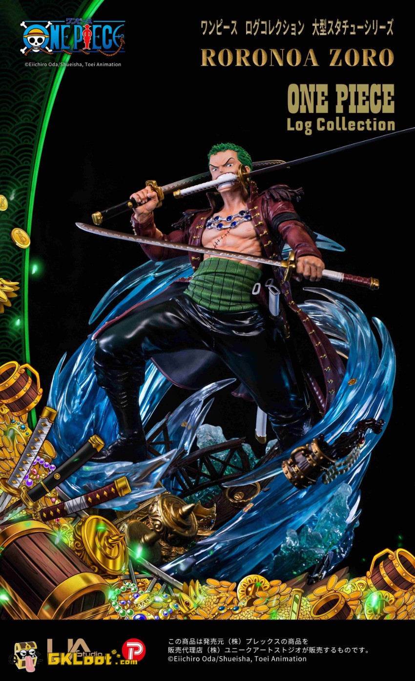Unique Art Studio 1/6 One Piece Licensed Roronoa Zoro Statue - View 4 Unique Art Studio 1/6 One Piece Licensed Roronoa Zoro Statue - View 4