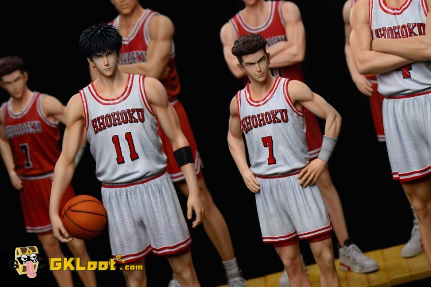 Dream Studio 1/6 Slam Dunk Rukawa Kaede & Ryota Miyagi & Akagi Takenori & Sakuragi Hanamichi & Mitsui Hisashi Statue - View 1 Dream Studio 1/6 Slam Dunk Rukawa Kaede & Ryota Miyagi & Akagi Takenori & Sakuragi Hanamichi & Mitsui Hisashi Statue - View 1