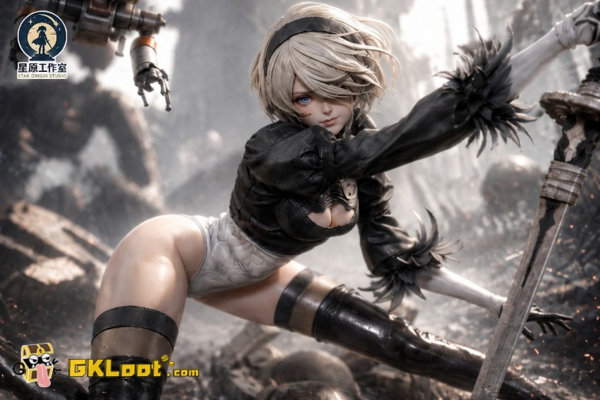 Star Origin Studio NieR:Automata YoRHa No. 2 Type B Statue - View 6 Star Origin Studio NieR:Automata YoRHa No. 2 Type B Statue - View 6