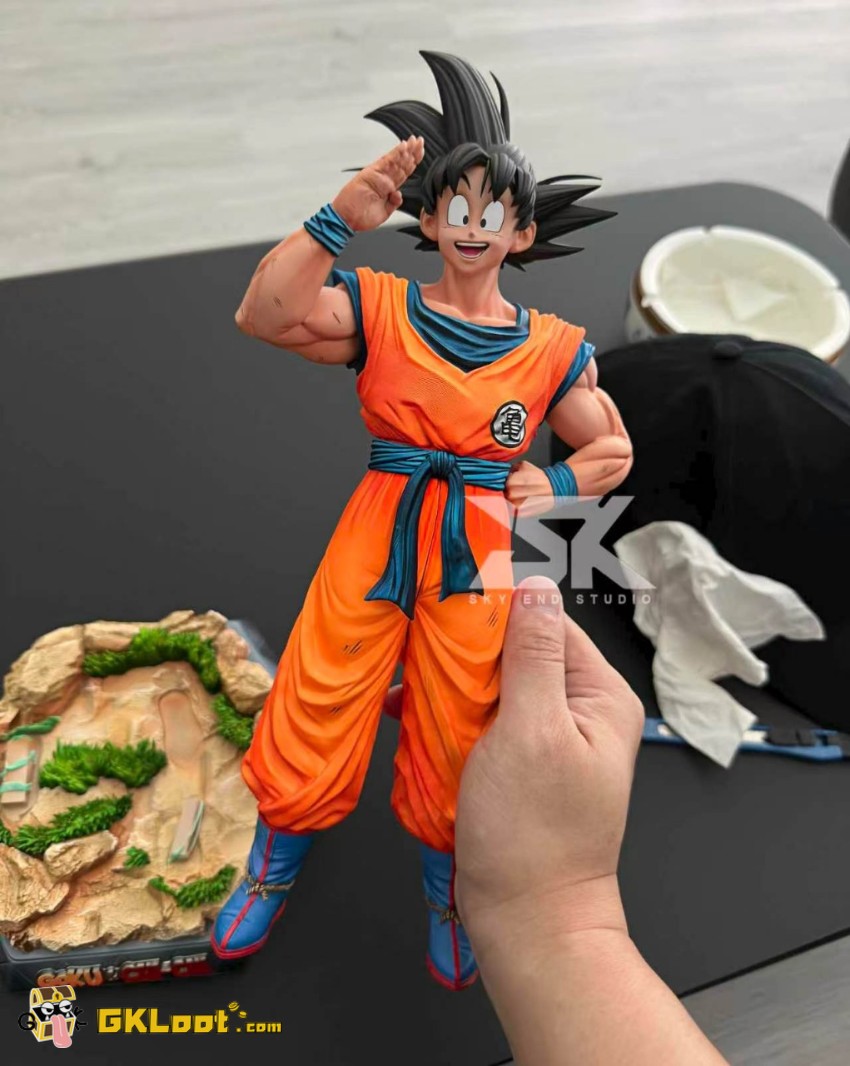 Sky End Studio Dragon Ball Son Goku & Chichi Statue - View 6 Sky End Studio Dragon Ball Son Goku & Chichi Statue - View 6
