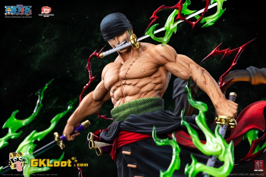 Toei Animation Studio 1/6 One Piece Licensed Roronoa Zoro Statue - View 5 Toei Animation Studio 1/6 One Piece Licensed Roronoa Zoro Statue - View 5