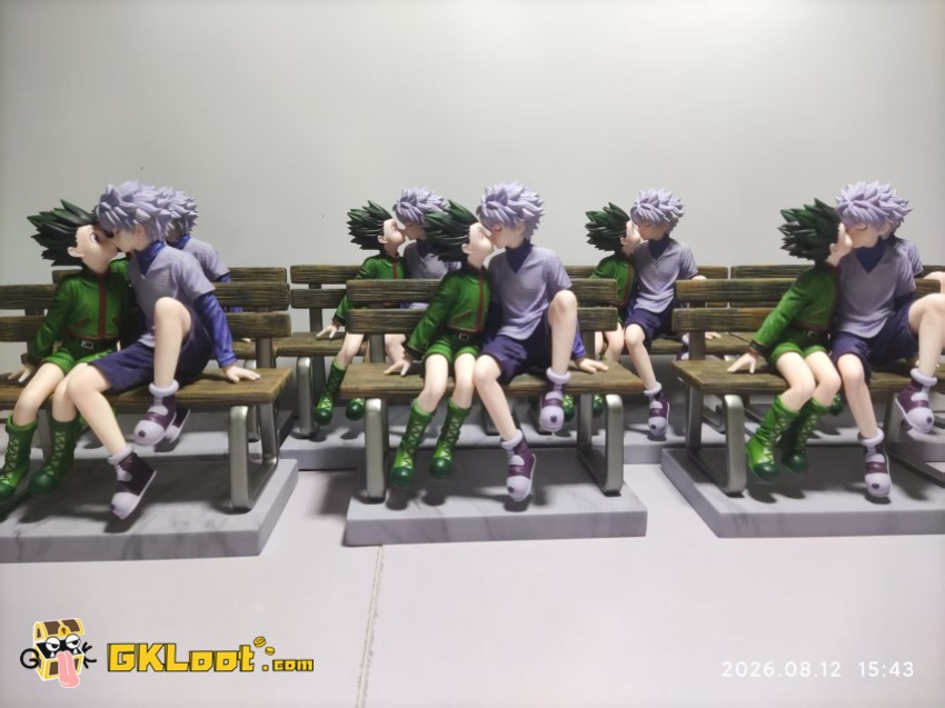 YI Studio 1/6 Hunter × Hunter Killua Zoldyck & Gon Freecss Statue - View 3 YI Studio 1/6 Hunter × Hunter Killua Zoldyck & Gon Freecss Statue - View 3