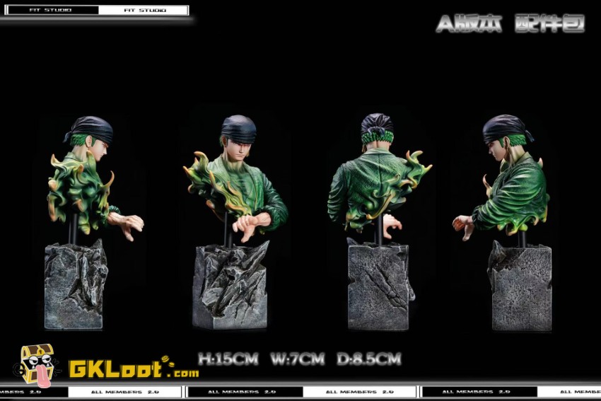 Fit Studio One Piece Roronoa Zoro Statue - View 9 Fit Studio One Piece Roronoa Zoro Statue - View 9