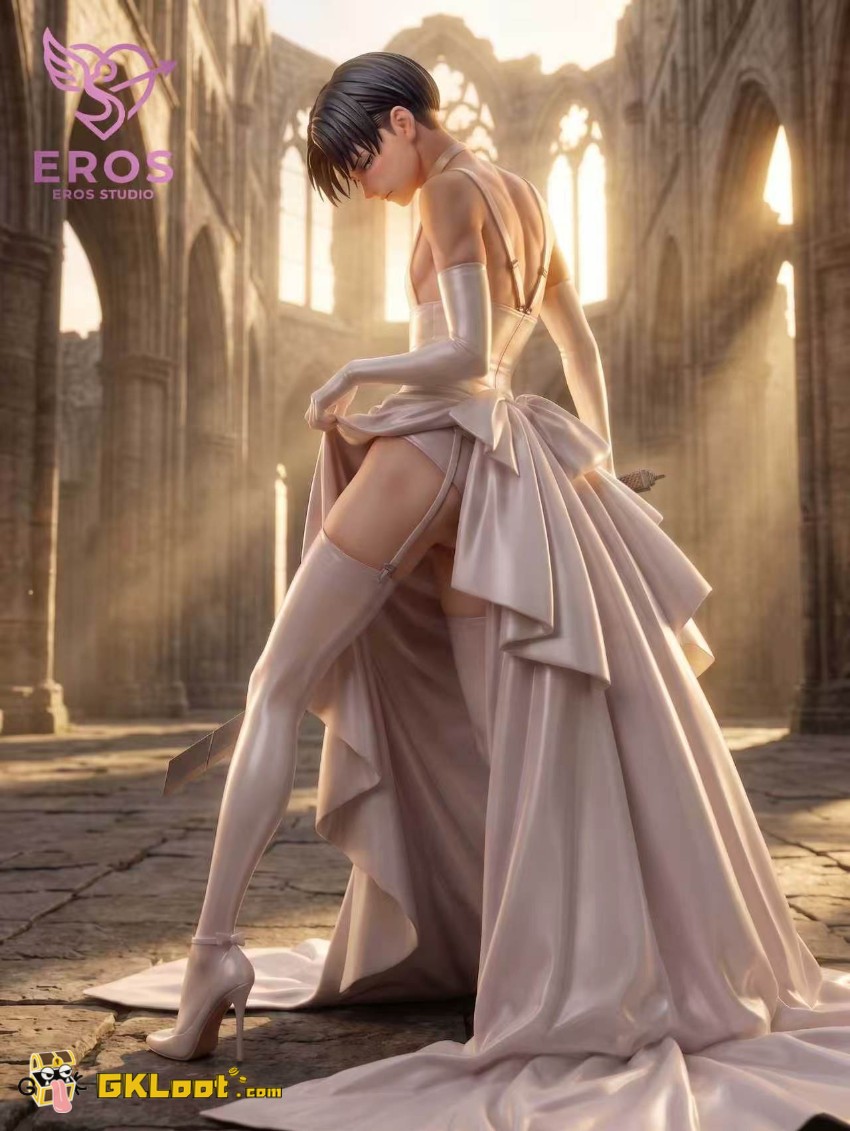 Eros Studio 1/6 Attack on Titan Levi Ackerman Statue - View 2 Eros Studio 1/6 Attack on Titan Levi Ackerman Statue - View 2