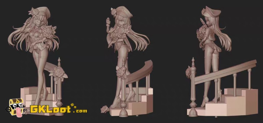 Mint Studio 1/6 Maitetsu Hachiroku Statue - View 2 Mint Studio 1/6 Maitetsu Hachiroku Statue - View 2