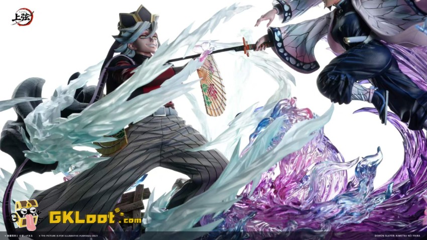 Shang Xian Studio Demon Slayer Kochou Shinobu vs Doma Statue - View 3 Shang Xian Studio Demon Slayer Kochou Shinobu vs Doma Statue - View 3