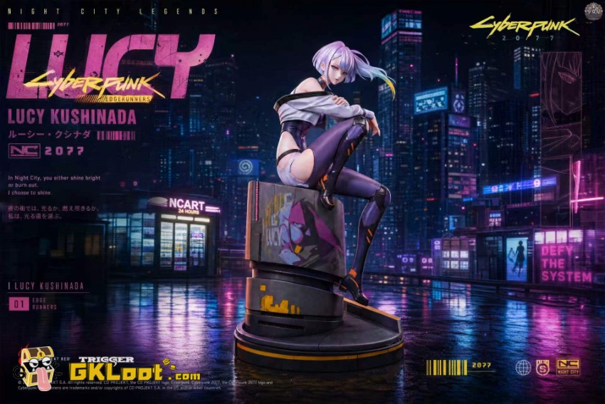 GIRL'S HOUSE GK Studio Cyberpunk: Edgerunners Lucyna Kushinada Statu - View 2 GIRL'S HOUSE GK Studio Cyberpunk: Edgerunners Lucyna Kushinada Statu - View 2