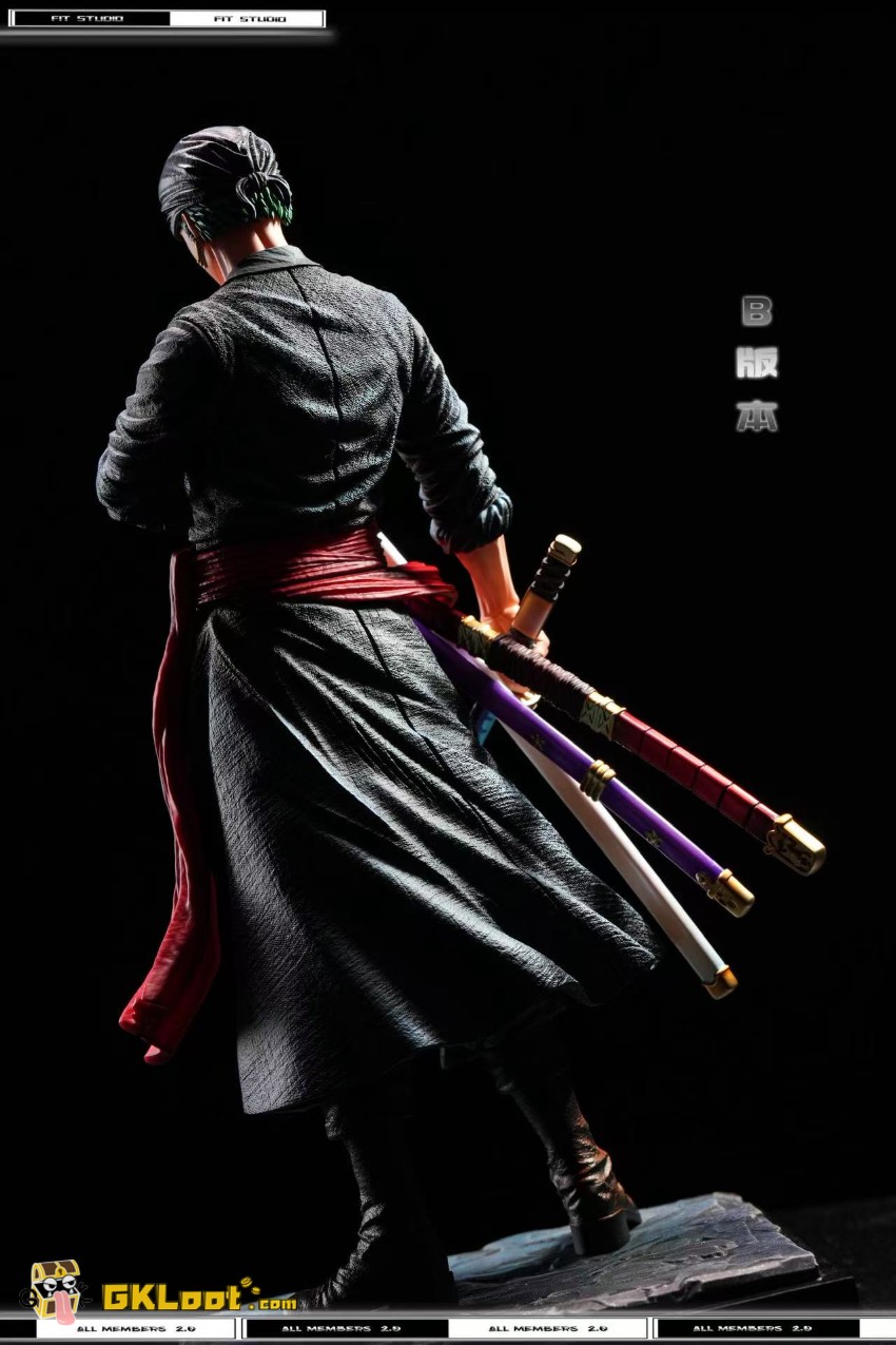 Fit Studio One Piece Roronoa Zoro Statue - View 17 Fit Studio One Piece Roronoa Zoro Statue - View 17