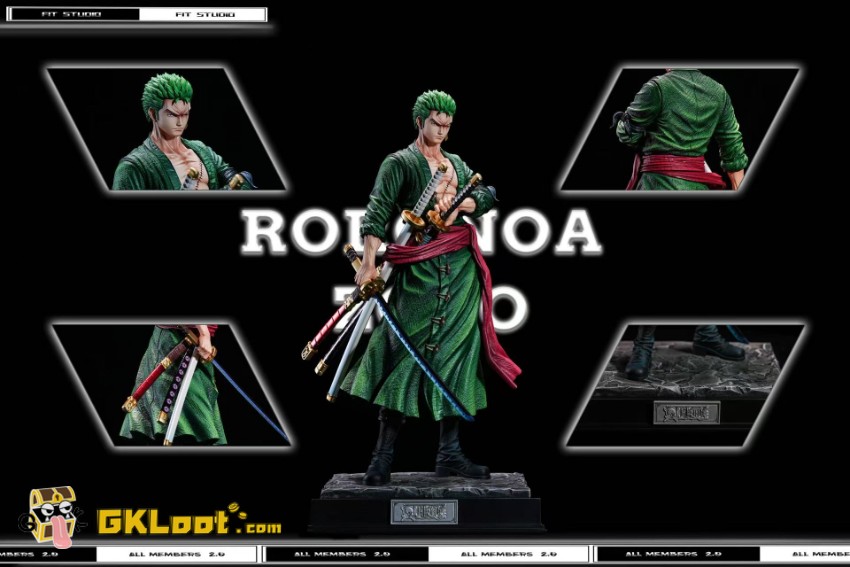 Fit Studio One Piece Roronoa Zoro Statue - View 2 Fit Studio One Piece Roronoa Zoro Statue - View 2