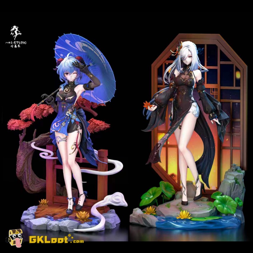 Hakimi Studio 1/6 Genshin Impact Ganyu & Shen He Statue - View 1 Hakimi Studio 1/6 Genshin Impact Ganyu & Shen He Statue - View 1
