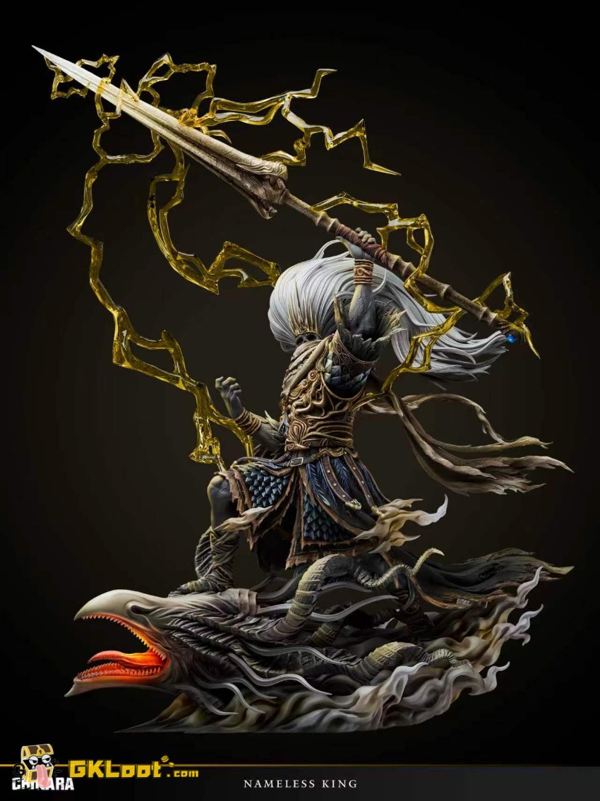 Chikara Studio 1/4 Dark Souls Nameless King Statue w/ LED - View 3 Chikara Studio 1/4 Dark Souls Nameless King Statue w/ LED - View 3