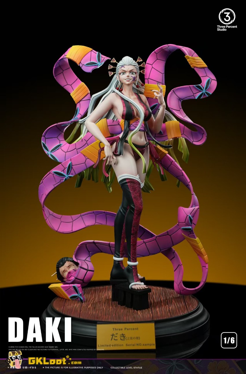Three Percent Studio 1/6 Demon Slayer Daki Statue w/ LED - View 2 Three Percent Studio 1/6 Demon Slayer Daki Statue w/ LED - View 2
