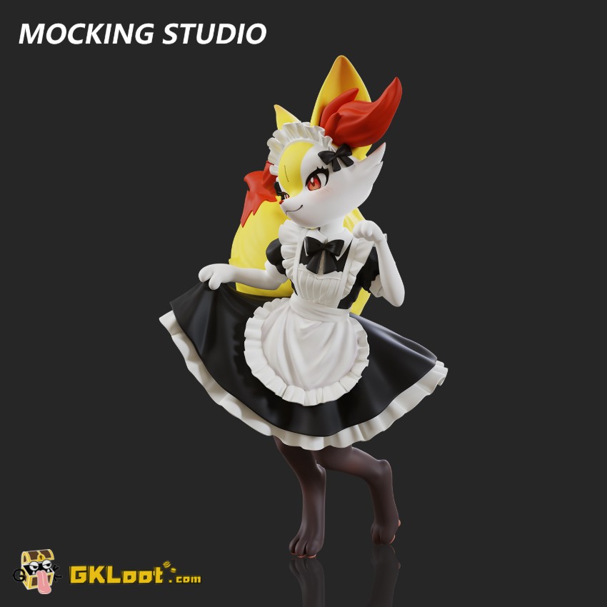 Mocking Studio 1/10 Pokémon Braixen Statue - View 22 Mocking Studio 1/10 Pokémon Braixen Statue - View 22