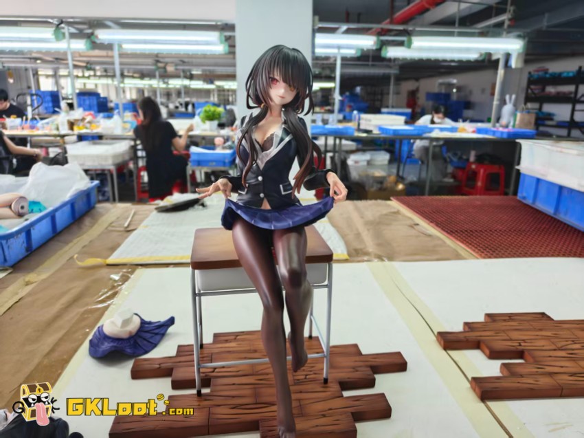 Hui Man Studio Date A Live Tokisaki Kurumi Statue - View 1 Hui Man Studio Date A Live Tokisaki Kurumi Statue - View 1
