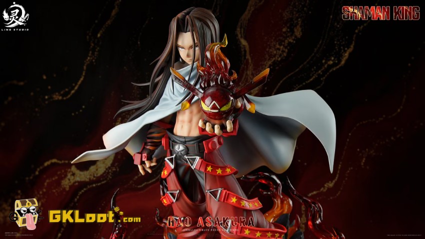Ling Studio 1/6 Shaman King Hao Asakura Statue w/ LED - View 3 Ling Studio 1/6 Shaman King Hao Asakura Statue w/ LED - View 3