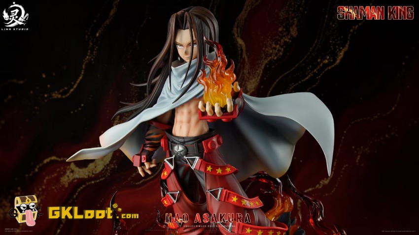 Ling Studio 1/6 Shaman King Hao Asakura Statue w/ LED - View 2 Ling Studio 1/6 Shaman King Hao Asakura Statue w/ LED - View 2