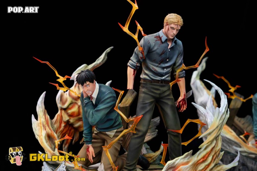 POP. ART Studio 1/6 Attack On Titan Reiner Braun & Bertholdt Hoover Statue - View 2 POP. ART Studio 1/6 Attack On Titan Reiner Braun & Bertholdt Hoover Statue - View 2