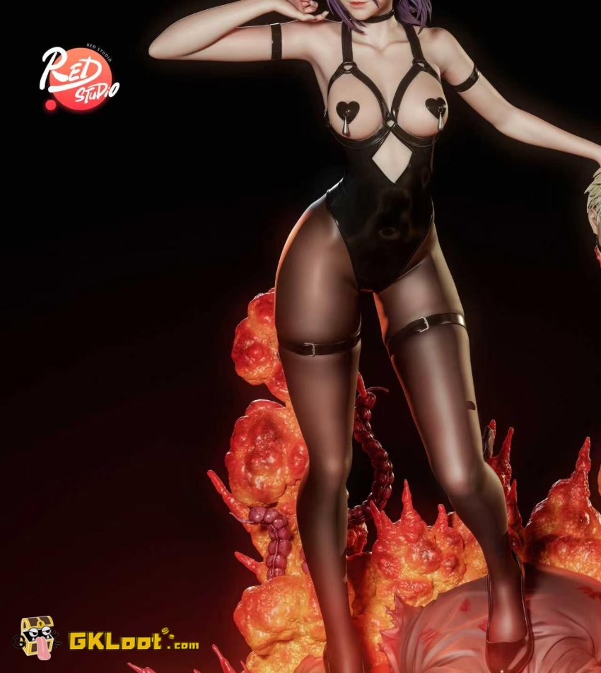 Red Studio Chainsaw Man Reze Statue - View 10 Red Studio Chainsaw Man Reze Statue - View 10