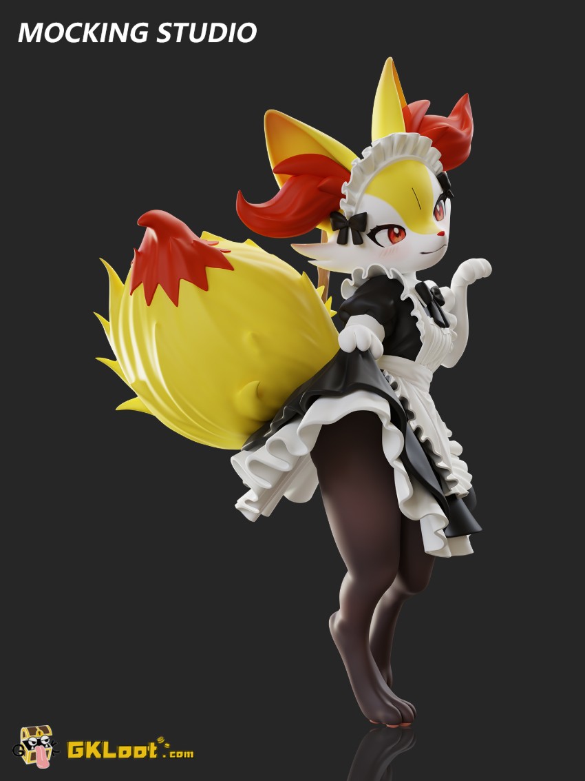 Mocking Studio 1/10 Pokémon Braixen Statue - View 15 Mocking Studio 1/10 Pokémon Braixen Statue - View 15