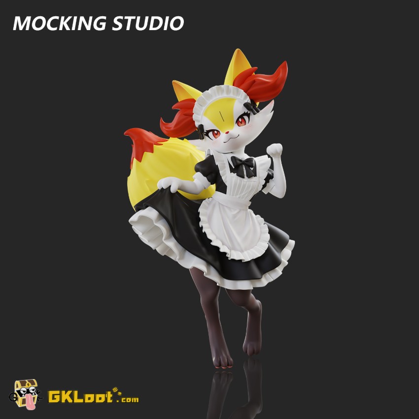 Mocking Studio 1/10 Pokémon Braixen Statue - View 12 Mocking Studio 1/10 Pokémon Braixen Statue - View 12