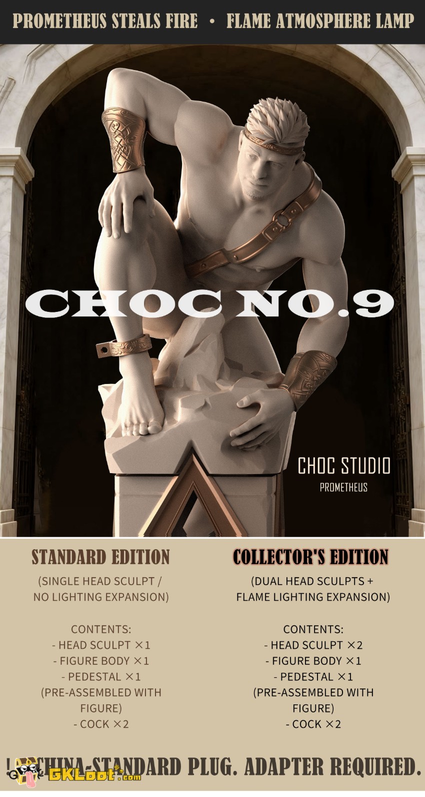 Choc Studio Original Prometheus Statue - View 1 Choc Studio Original Prometheus Statue - View 1