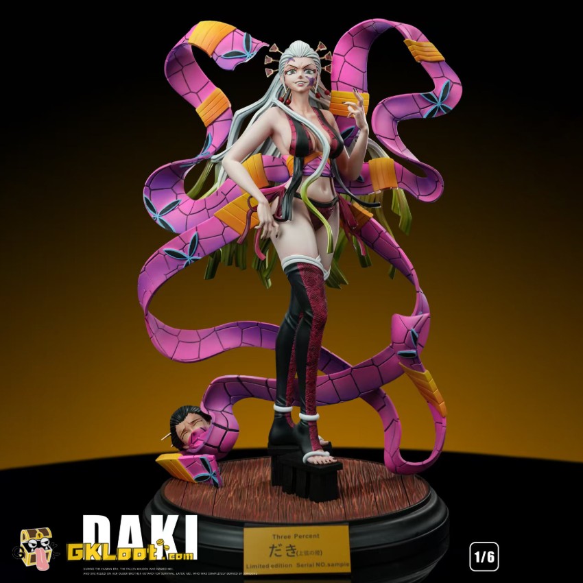 Three Percent Studio 1/6 Demon Slayer Daki Statue w/ LED - View 1 Three Percent Studio 1/6 Demon Slayer Daki Statue w/ LED - View 1