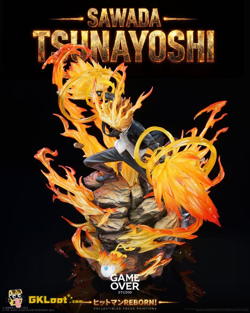 Game Over Studio 1/6 Katekyo Hitman Reborn Tsunayoshi Sawada Statue - View 4 Game Over Studio 1/6 Katekyo Hitman Reborn Tsunayoshi Sawada Statue - View 4