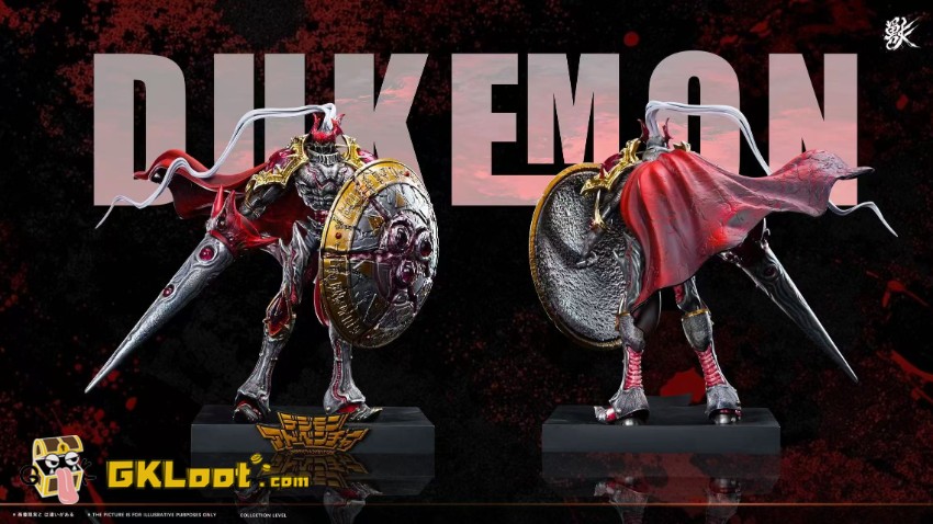 Shou Studio Digimon Dukemon Statue - View 6 Shou Studio Digimon Dukemon Statue - View 6