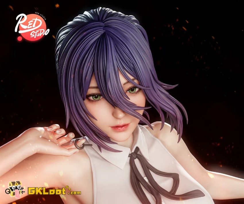 Red Studio Chainsaw Man Reze Statue - View 6 Red Studio Chainsaw Man Reze Statue - View 6