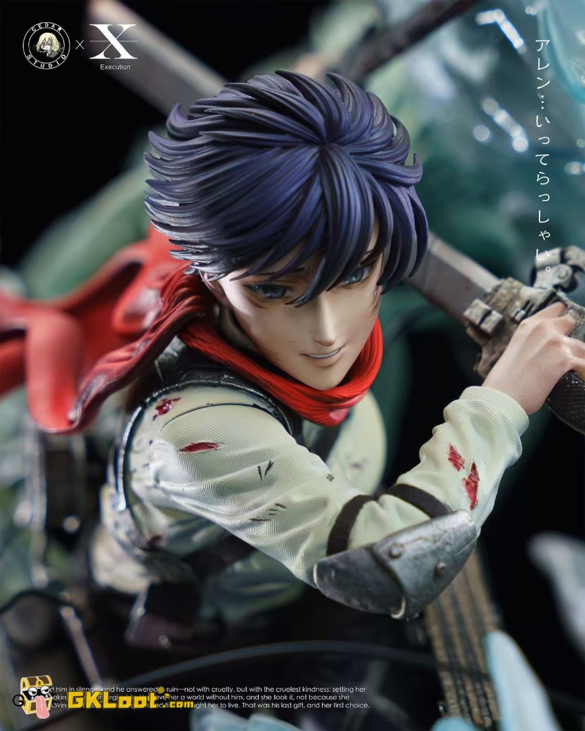 Execution & Cedar Studio Attack On Titan Mikasa Ackerman & Eren Jaeger Statue - View 8 Execution & Cedar Studio Attack On Titan Mikasa Ackerman & Eren Jaeger Statue - View 8