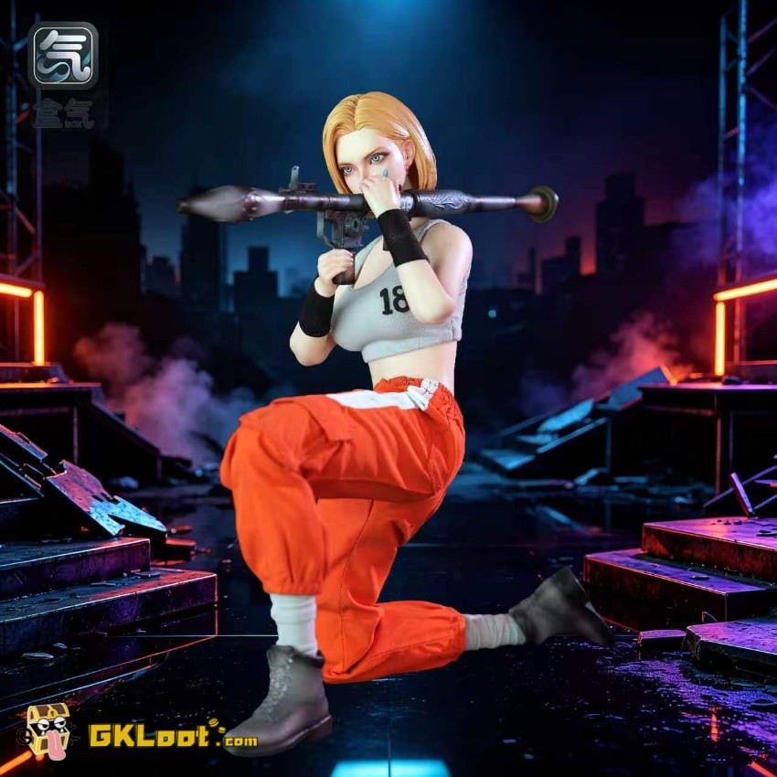 BoxQi Studio Dragon Ball Android 18 Action Figure - View 1 BoxQi Studio Dragon Ball Android 18 Action Figure - View 1