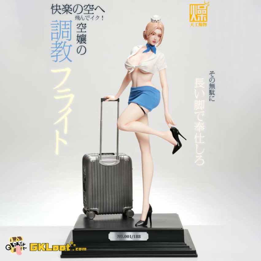 TianGongZaoWu Studio 1/4 Original Flight Attendant Statue - View 1 TianGongZaoWu Studio 1/4 Original Flight Attendant Statue - View 1