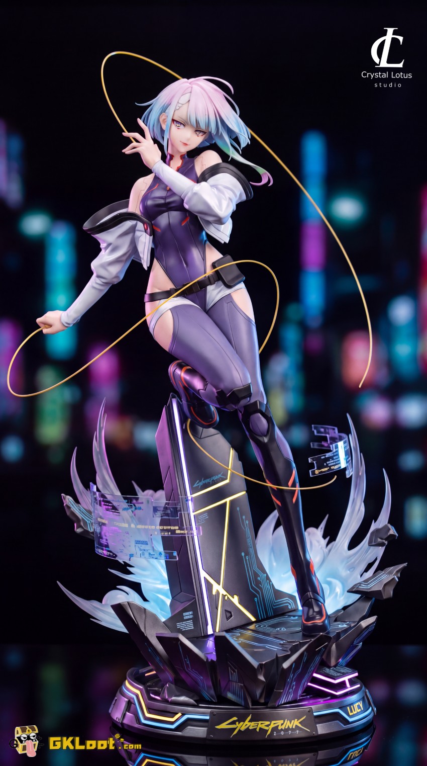 Crystal Lotus Studio 1/6 Cyberpunk: Edgerunners Lucyna Kushinada Statue w/ LED - View 5 Crystal Lotus Studio 1/6 Cyberpunk: Edgerunners Lucyna Kushinada Statue w/ LED - View 5