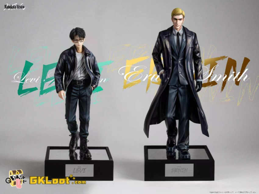 Mahakala Studio 1/6 Attack on Titan Levi Ackerman & Erwin Smith Statue - View 8 Mahakala Studio 1/6 Attack on Titan Levi Ackerman & Erwin Smith Statue - View 8